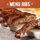 MENU RIBS. RIBS True American Barbecue